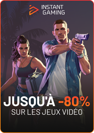 Instant Gaming — Jusqu'à -80% sur les jeux vidéo