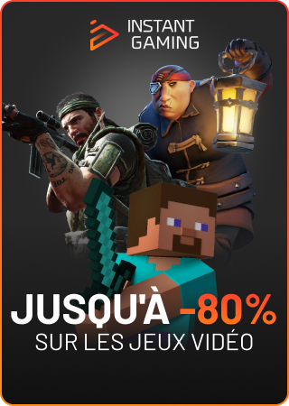 Instant Gaming — Jusqu'à -80% sur les jeux vidéo