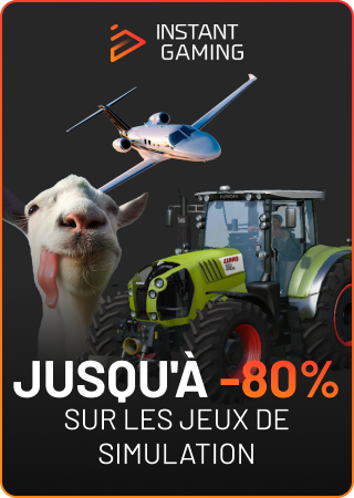 Instant Gaming — Jusqu'à -80% sur les jeux vidéo
